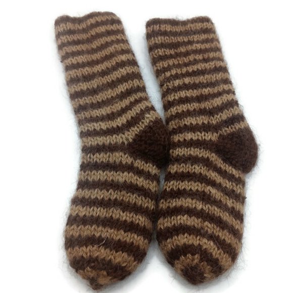 Children's Tights Knitted in Anti-allergic Alpaca Wool - Picture 1 of 6